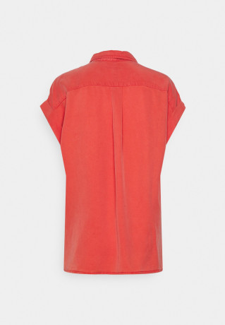 Tommy Hilfiger Button-down blouse crystal coral Блузка на пуговицах хрустальный коралл