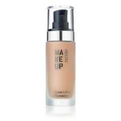 Антивозрастная бархатная тональная основа Make Up Factory Velvet Lifting Foundation, оттенок 09 Light Beige