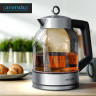 Arendo Arendo Wasserkocher, 1,7 l, 2000 W, Glas  Edelstahl, Temperatureinstellung, 360° Basis, Warmhaltefunktion  Чайник Arendo, 1,7 л, 2000 Вт, стекло нержавеющая сталь, регулировка температуры, подставка на 360°, функция поддержания тепла