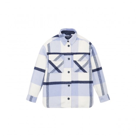 TOM TAILOR Jacken Hemdjacke mit Karomuster  Jeansjacken Куртки Жакет-рубашка в клетку джинсовые куртки