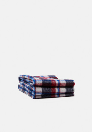 Tommy Hilfiger UPTOWN TARTAN SCARF UNISEX Scarf red/navy  ШАРФ В КЛЕТКУ UPTOWN УНИСЕКС Шарф красный/темно-синий