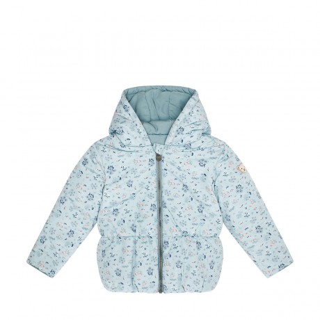 Steiff Wendejacke Birds Twittering mit Kapuze mit Reflektor Outdoorjacken Двусторонняя куртка Birds Twittering с капюшоном со светоотражателем Куртки для активного отдыха