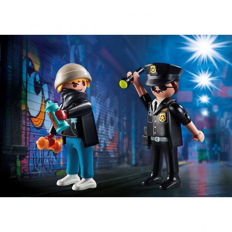 PLAYMOBIL PLAYMOBIL 70822 DuoPack Polizist und Sprayer PLAYMOBIL 70822 DuoPack Полицейский и опрыскиватель
