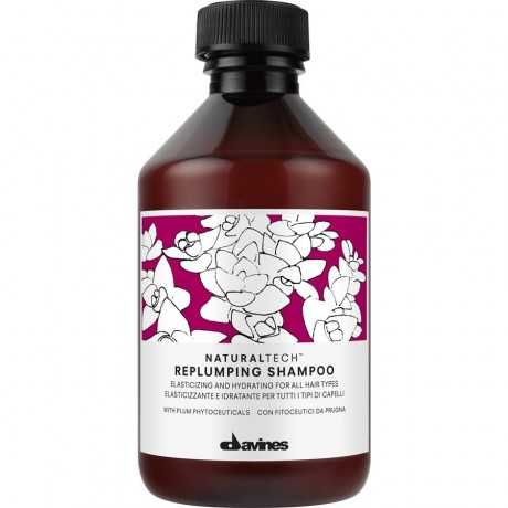 Davines (Давинес) Naturaltech Replumping Shampoo Шампунь увлажняющий, 1000 мл