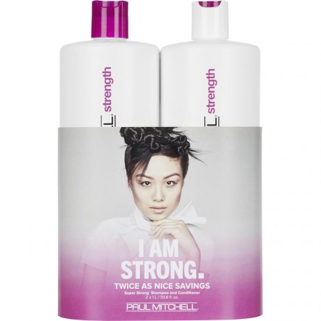 Paul Mitchell (Поль Митчелл) Strength Duo Pack, Daily Shampoo Шампунь 1000 мл + Daily Conditioner Кондиционер для волос 1000 мл / 1 шт.