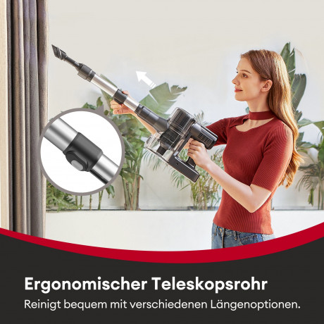 Ultenic Ultenic Akku-Stielstaubsauger U12 Vesla, beutellos, 1L Staubbehalter,Green Eye Technologie,45 Min.  Аккумуляторный пылесос Ultenic U12 Vesla, без мешка, пылесборник 1л, технология Green Eye, 45 мин.