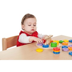 SINA®SPIELZEUG Holzspielzeug Zeiger-Steckspiel Деревянная игрушка-указатель