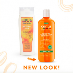 Cantu Shea Butter Hydrating Cream Conditioner Канту Бессульфатный увлажняющий кондиционер для волос с маслом Ши (Карите), 3 штуки х 400мл 