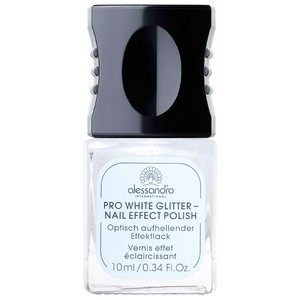 Alessandro Лак для ногтей Professional Manicure Pro White Glitter