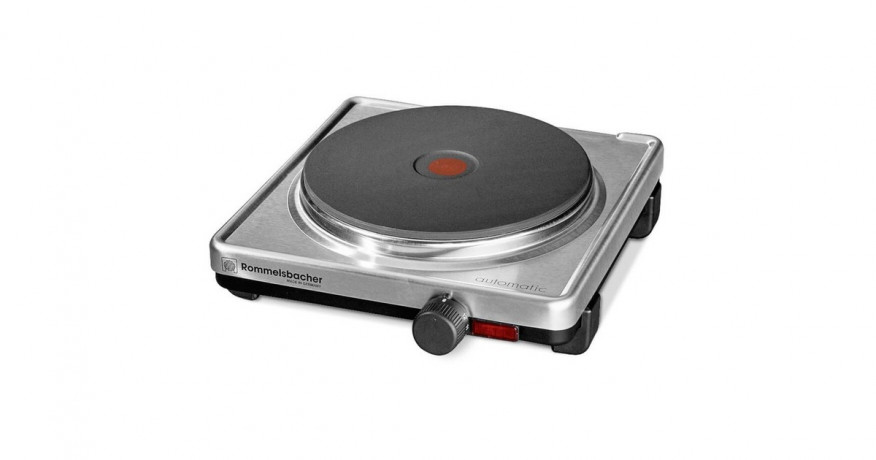 Rommelsbacher Rommelsbacher Kochplatte AK 2099/E edelstahl/schwarz  edelstahl/schwarz Плита Rommelsbacher AK 2099/E нержавеющая сталь/черная