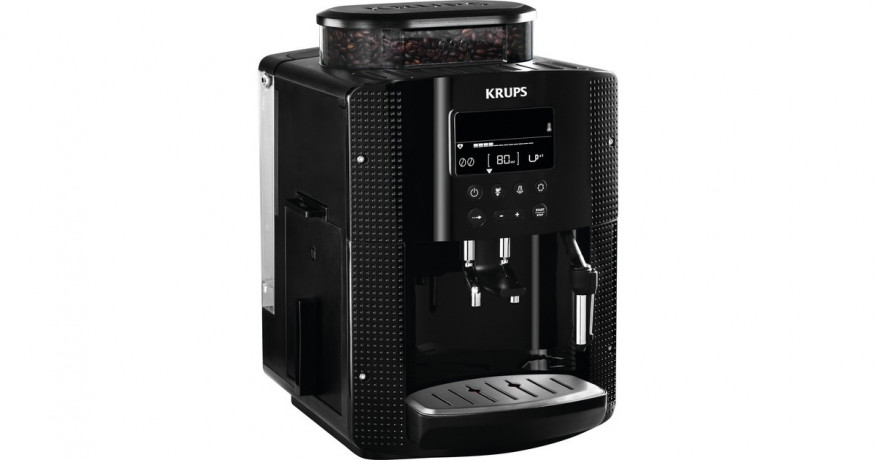Krups Krups Espresso-Kaffee-Vollautomat EA 8150 schwarz  schwarz Полностью автоматическая кофемашина для эспрессо Krups EA 8150 черная