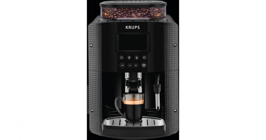 Krups Krups Espresso-Kaffee-Vollautomat EA 8150 schwarz  schwarz Полностью автоматическая кофемашина для эспрессо Krups EA 8150 черная