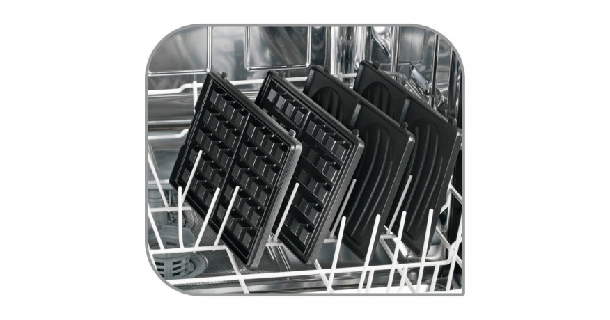 Tefal Tefal Snack Collection SW852D, Sandwichmaker silber/schwarz, 700 Watt, mit 2 Platten-Sets  silber/schwarz Tefal Snack Collection SW852D, сэндвичница серебристый/черный, 700 Вт, с 2 наборами тарелок