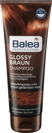 Balea Professional Shampoo Glossy Braun, 250 ml Балеа Шампунь для темных волос