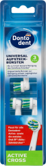Dontodent Aufsteckbürsten Active Cross Насадки для электрической зубной щетки Active Cross, 3 шт