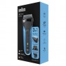 Braun Trimmer furs Gesicht quot;Series 3 310BTquot; in Schwarz und Blau Триммер для лица "Серия 3 310ВТ" в черном и синем