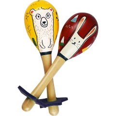 P:OS Hej Lonne Rassel-Set inkl. Jutebeutel Набор погремушек Hej Lonne с джутовым мешочком