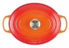 Le Creuset LE CREUSET Br\u00e4ter oval 29 cm Ofenrot SIGNATURE orange LE CREUSET жаровня овальная 29 см для духовки красная SIGNATURE