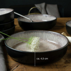 Moritz &amp; Moritz Moritz &amp; Moritz Suppenteller 6-tlg. DIGITAL grau Суповые тарелки Moritz &amp;amp; Moritz 6 шт. ЦИФРОВОЙ