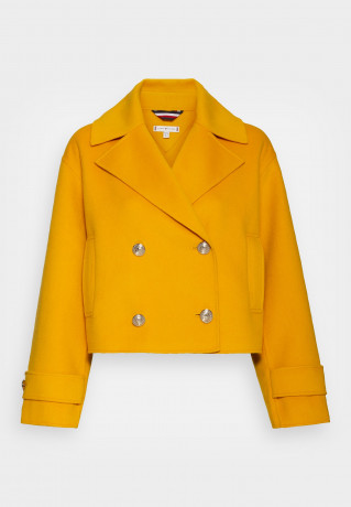 Tommy Hilfiger SHORT PEACOAT Summer jacket countryside yellow КОРОТКИЙ БУЛЬТ Летняя куртка сельский желтый