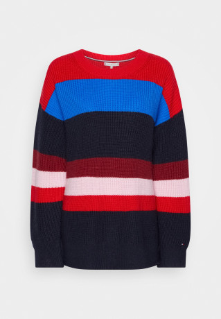 Tommy Hilfiger VIBRANT STRIPE  Jumper desert sky classic pink  VIBRANT STRIPE джемперы пустыня небо классический розовый