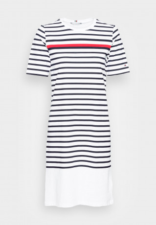 Tommy Hilfiger SHORT DRESS  Jersey dress engineered  КОРОТКОЕ ПЛАТЬЕ Платье из джерси спроектированный
