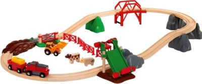 BRIO Grosses BRIO Bahn Bauernhof-Set Большая железнодорожная ферма BRIO