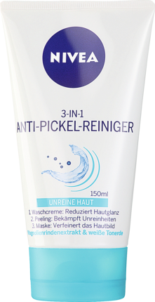 NIVEA Очищающее средство для ухода за лицом 3в1 против чёрных точек 	, 150 мл