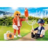 PLAYMOBIL PLAYMOBIL 70823 DuoPack Notarzt und Polizistin PLAYMOBIL 70823 DuoPack врач скорой помощи и женщина-полицейский