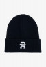 Tommy Hilfiger MONOGRAM Beanie space blue МОНОГРАММА Шапочка космический синий