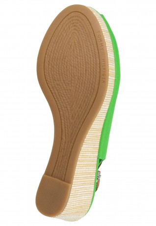 Tommy Hilfiger ICONIC ELBA SLING  Platform sandals grun ICONIC ELBA SLING Сандалии на платформе зеленый