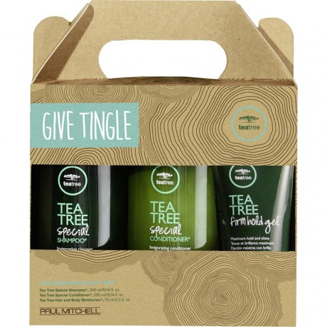 Paul Mitchell (Поль Митчелл) Tea Tree Special Give Tingle Set, Shampoo Шампунь 300 мл + Conditioner Кондиционер для волос 300 мл + Firm Hold Gel 75 мл / 1 шт.