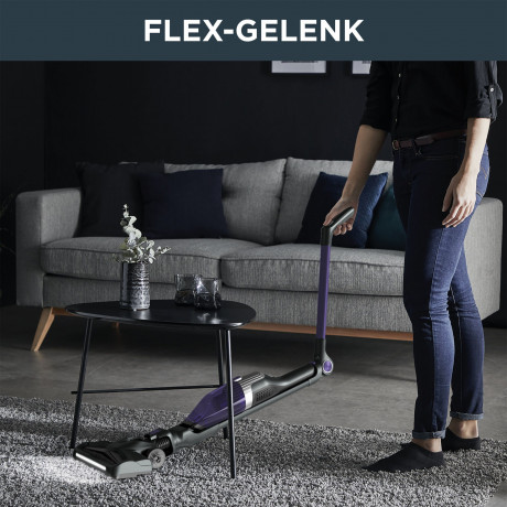 Rowenta Rowenta Akku-Hand-und Stielstaubsauger RH1238 Xtrem Compact, 145 W, beutellos, leistungsstark, Bodenladestation, Multifunktionsreinigung, Flex-Gelenk  Беспроводной ручной пылесос Rowenta RH1238 Xtrem Compact, 145 Вт, без мешка, мощный, напольная з