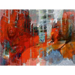 CALVENDO Puzzle CALVENDO Puzzle Zwei Gesichter in der Stadt Пазл CALVENDO Puzzle Два лица в городе