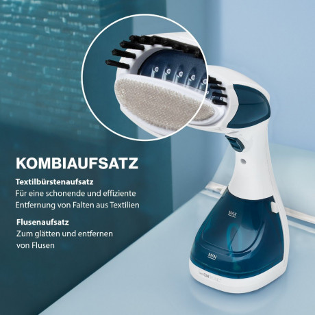 CLATRONIC CLATRONIC Dampfburste DB 3717, vertikales  horizontales bugeln, 30s Aufheizzeit  Паровая щетка CLATRONIC DB 3717, вертикальное горизонтальное глажение, время нагрева 30 с.