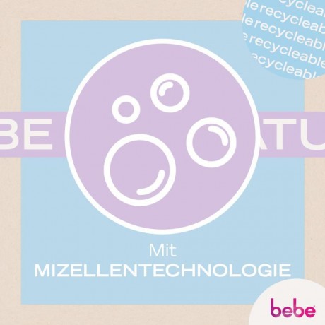 bebe Reinigungstucher quot;Pflegendquot; 6er-Pack  Чистящие салфетки quot;Заботливыеquot; 6 упаковок