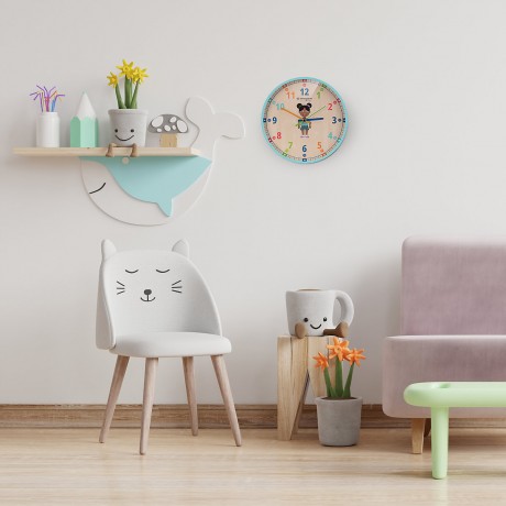 Bresser Junior Kinder-Wanduhr Детские настенные часы