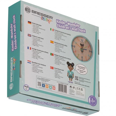 Bresser Junior Kinder-Wanduhr Детские настенные часы