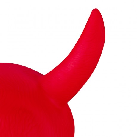 relaxdays 1 x Hupftier Hund rot 1 x красная копытная собака