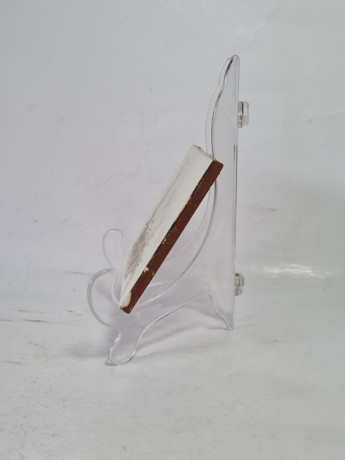 Панно винтажное Wlo с изображением птиц / Х. Арнот, керамика, 10 x 10 см, Германия, 1960-70гг.