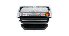 Tefal Tefal Optigrill+ GC716D12, Kontaktgrill silber/schwarz, 2.000 Watt, mit Waffelplatten  silber/schwarz Tefal Optigrill+ GC716D12, контактный гриль серебристый/черный, 2000 Вт, с вафельными пластинами