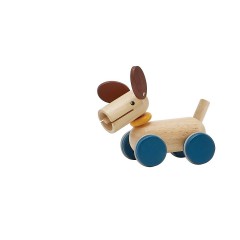 PLANTOYS Push+Pull Nachziehtier Welpe Nachziehspielzeug Толкай и тяни