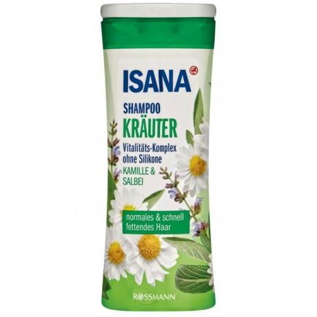 ISANA Krauter Шампунь на Семи ценных Травах для нормальных и жирных волос 300 мл
