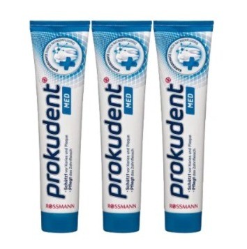 Prokudent med Zahncreme 3st Медицинская зубная паста против кариеса и парадонтоза 125 г 3 шт