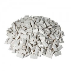 LEGO LEGO 2x4 Dachsteine Weiss \/ 50 Stueck \/ White bricks 3037 LEGO 2x4 кирпичи для крыши белые / 50 шт / Белые кирпичи 3037