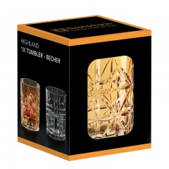 Nachtmann Highland Becher Glas smoke, Нахтман Хайленд Стакан для виски, 345 мл, дымчато-серый, 1 шт