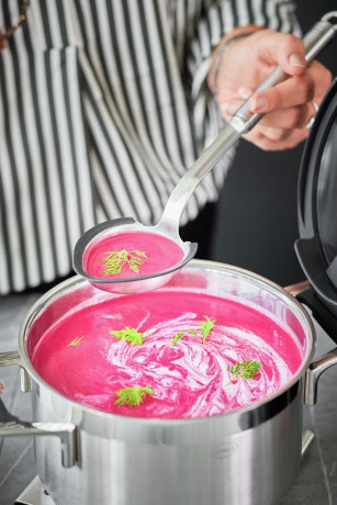 Rosle Rosle Rundgriff Portionsloffel  silber Ложка порционная с круглой ручкой Ro