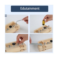 frler frler Schraubenbrett Montessori Holzspielzeug Lernspiele fur Kinder Frler винтовая доска Монтессори деревянные игрушки развивающие игры для детей