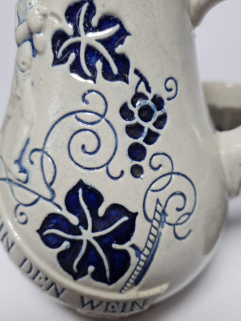 AG Wick Werke Набор для вина Кувшин 500 мл и 3 стакана, керамика, Германия, 1960-70гг.