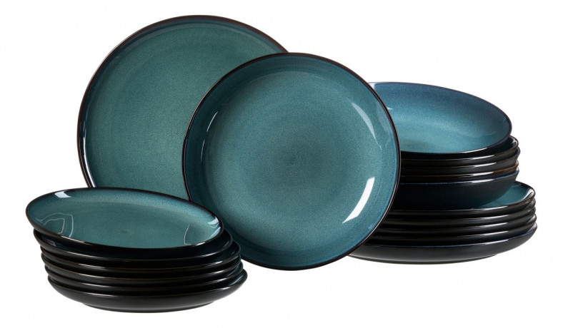 Ritzenhoff & Breker Ritzenhoff & Breker Tafelset 18-tlg. BALI blau Обеденный сервиз Ritzenhoff &amp; Breker, 18 предметов. БАЛИ